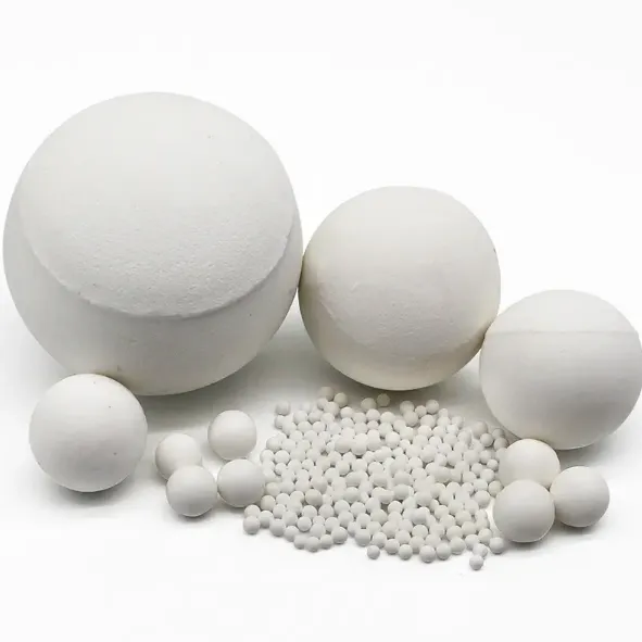 كرات وسائط طحن السيراميك عالية الألومينا Al2O3 الصناعية