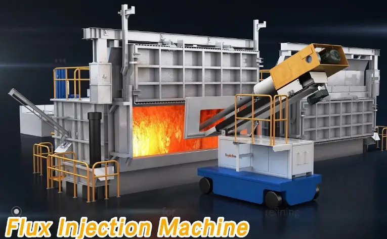 Flux Injection Machine for Aluminum is in operation