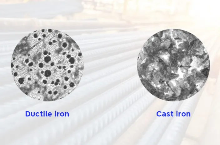 Ferro fundido dúctil vs. aço fundido