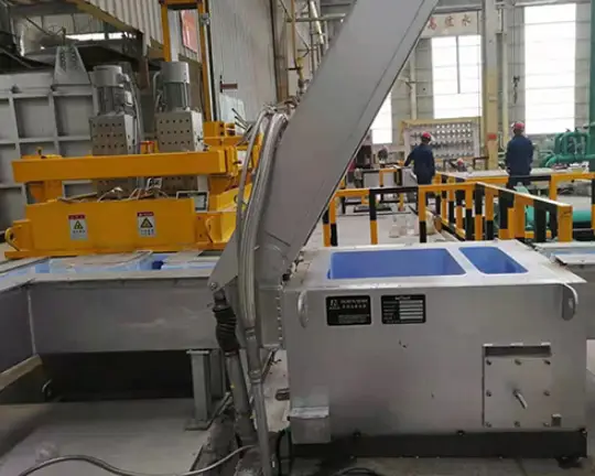 نظام تصفية الألومنيوم المصهور، صندوق تصفية CFF للمسبك