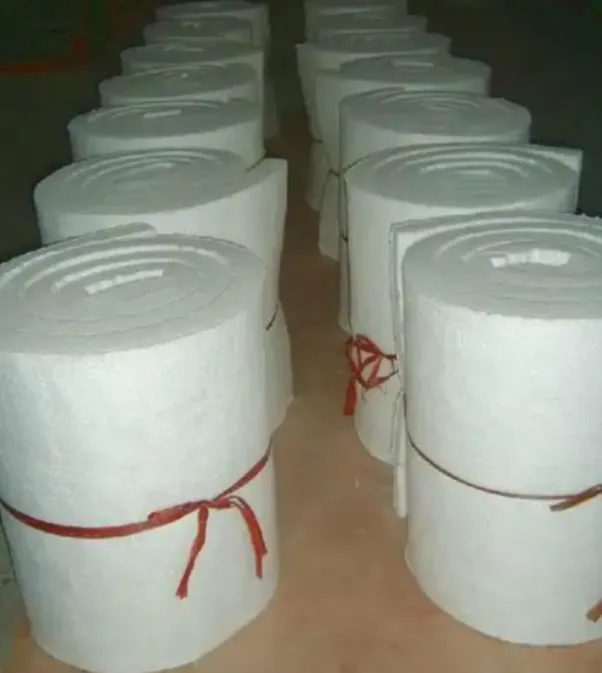 Ceramic fiber blanket ready for packing