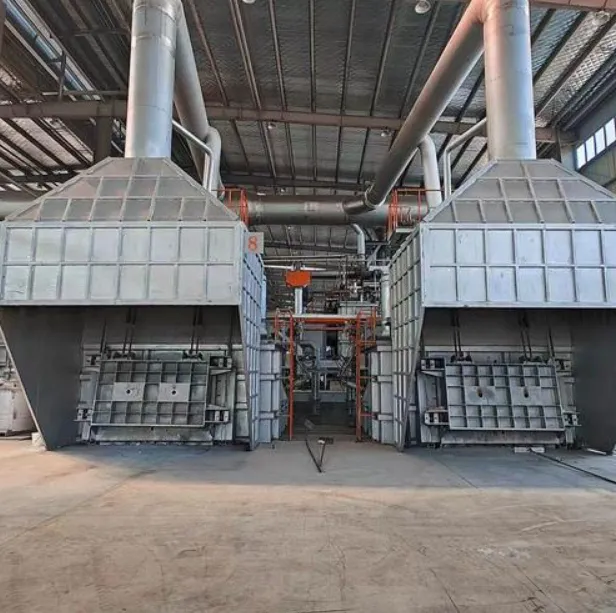 Horno industrial de fusión de aleaciones de aluminio