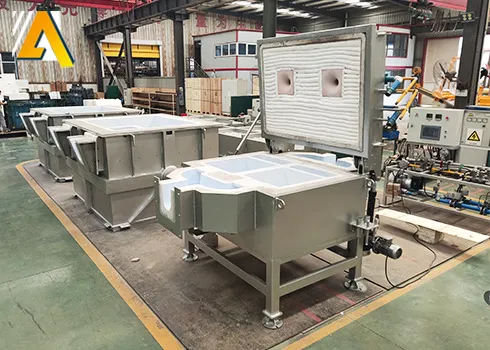 AdTech gas heating filter box for molten aluminum filtration