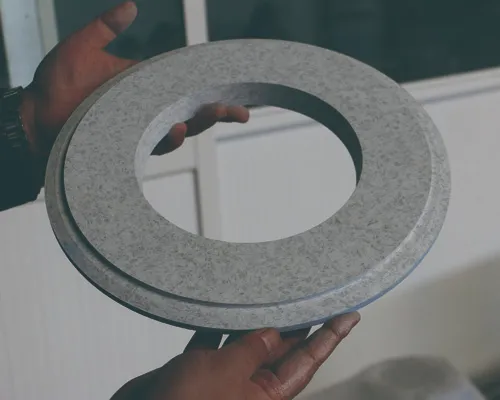 Molten Aluminum Transition Plate for Continuous Casting