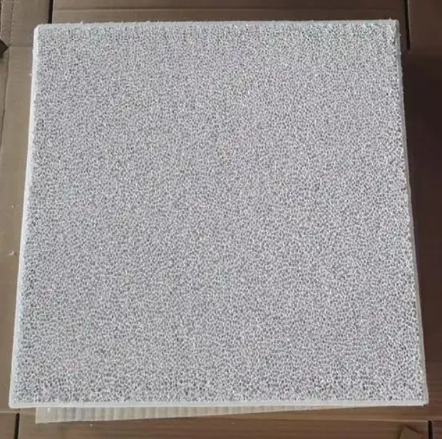 AdTech alumina ceramic foam filter for molten aluminum filtration in aluminum casting